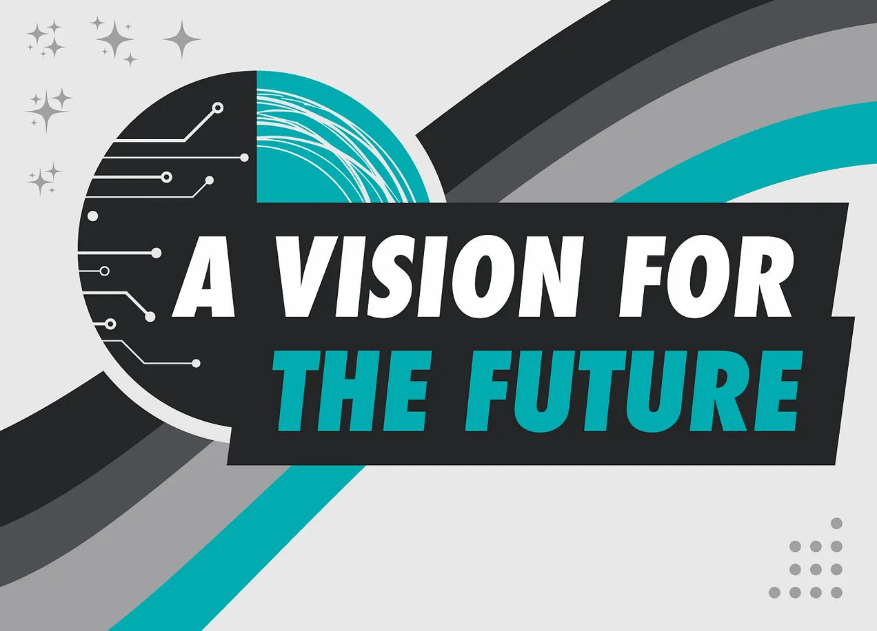 Illustration representing vision for the future of business and creativity